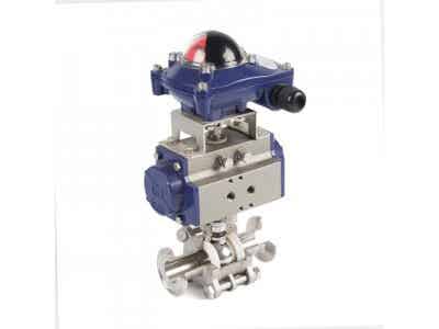 弗雷西 氣動卡箍球閥 衛生級球閥