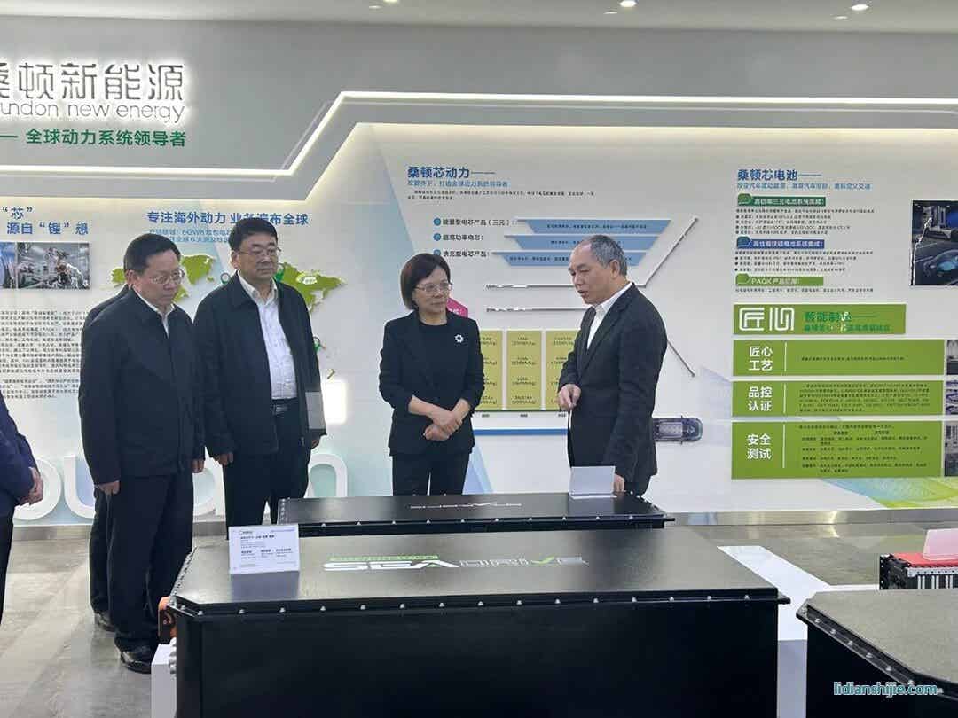 謝建輝帶隊赴桑頓新能源調研新能源產業